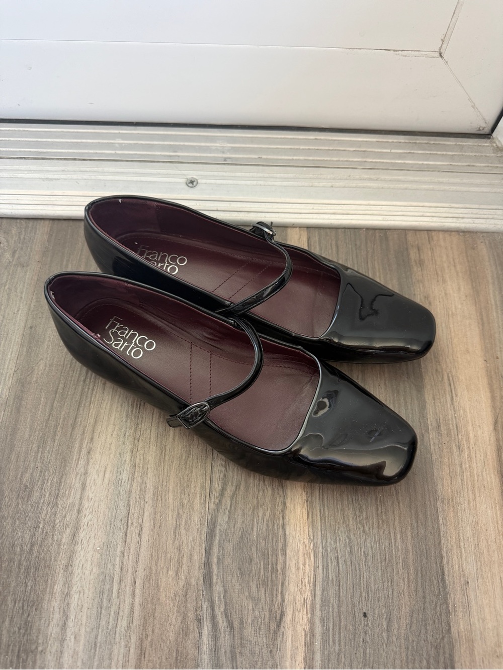 Black Patent Mary Jane Flats